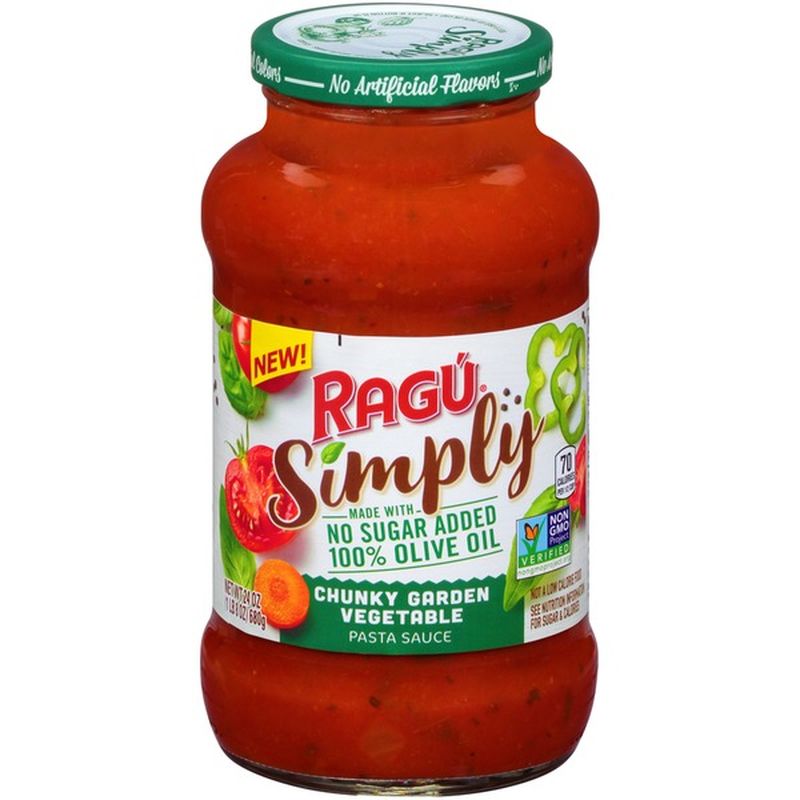 Ragu Simply Pasta Sauce Chunky Garden Vegetable (24 oz) from Stop