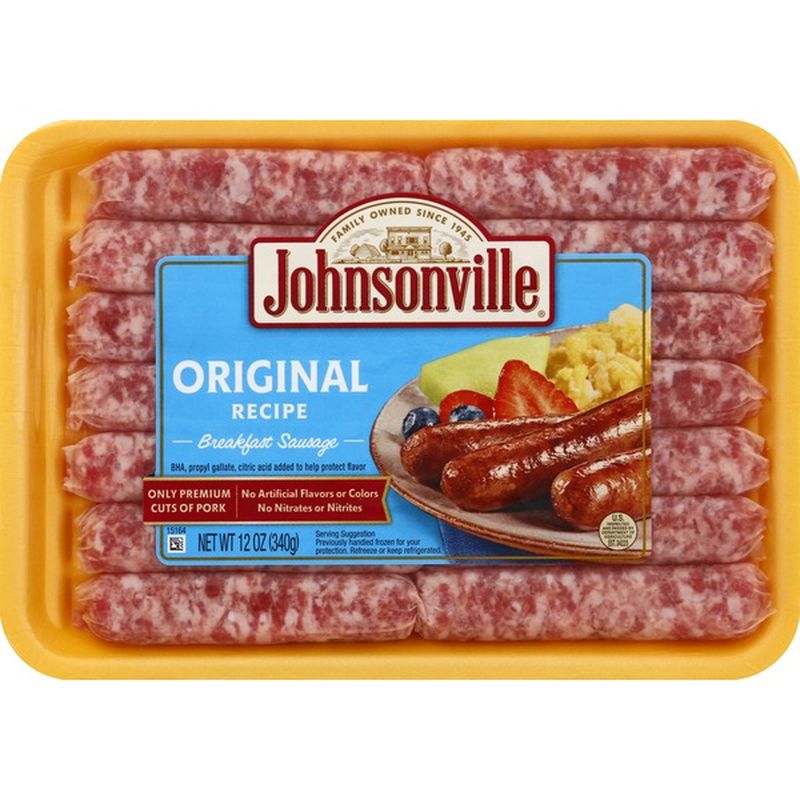 Johnsonville Breakfast Sausage, Original Recipe (12 oz) from Food Lion Instacart