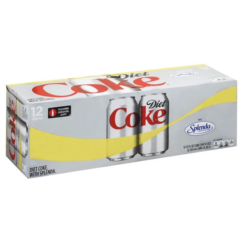 Diet Coke Sweetened with Splenda Cola (12 fl oz) from Kroger Instacart