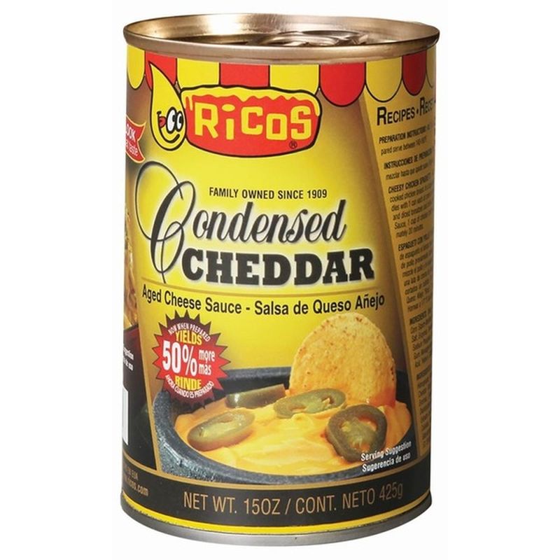 Ricos Condensed Cheddar Aged Cheese Sauce (15 oz) from Kroger Instacart