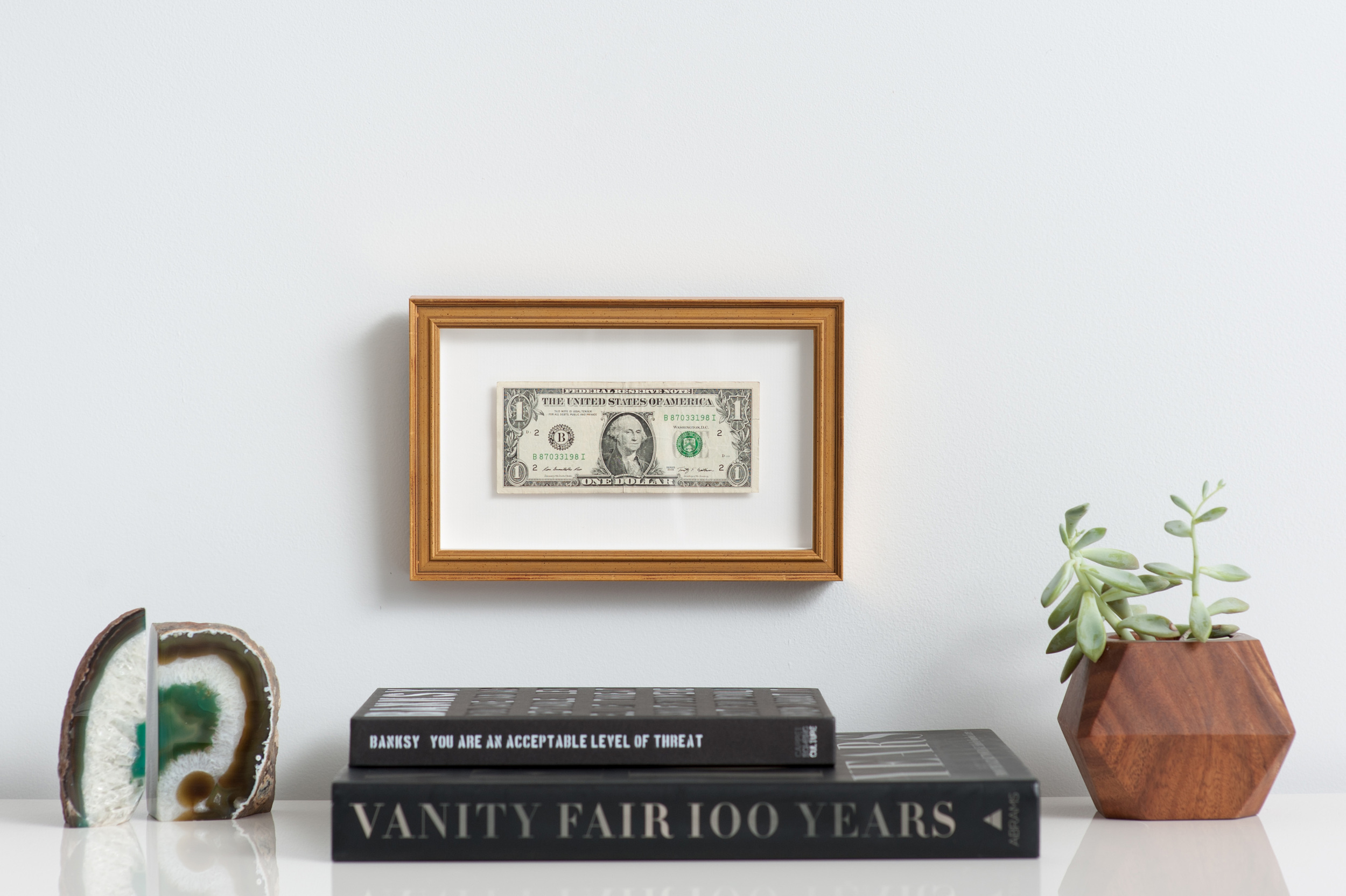 First Dollar Framing Currency Frames Framebridge