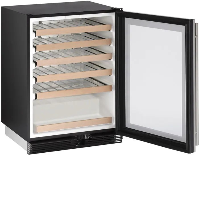 ULine UHWC024SG01A Wine Captain 48 Bottle Wine Cooler Reversible