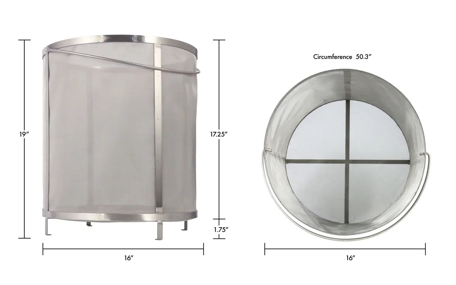 Kegco XMB20 Stainless Steel ColdBrew Iced Coffee Filter Basket for 20