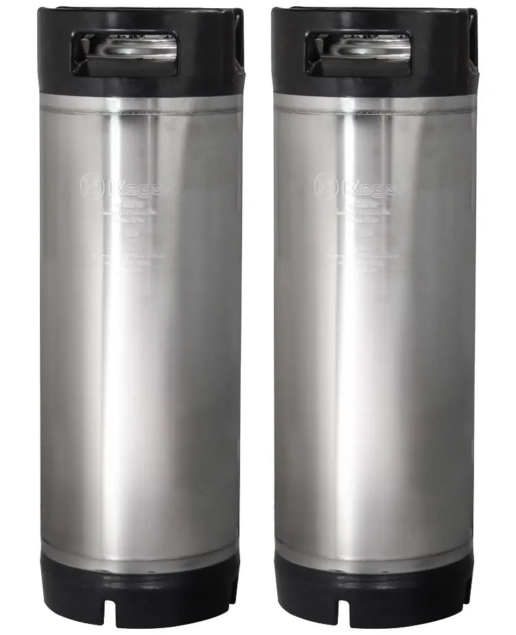 Kegco 5 Gallon Keg Ball Lock Rubber Handle Home Brew Soda Kegs Set of