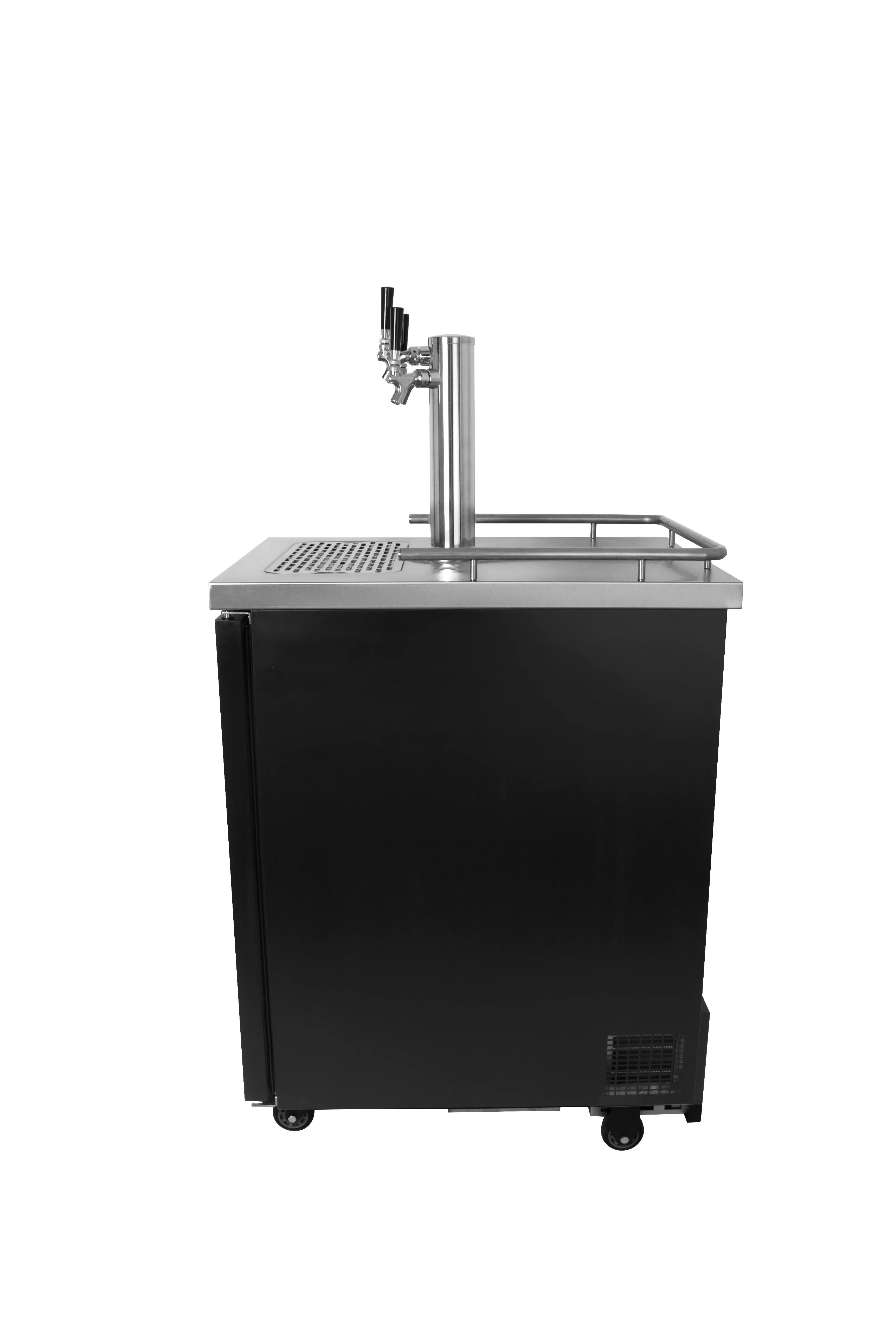 Kegco ICTCK1B3 Triple Faucet Commercial Kegerator Iced Coffee Keg