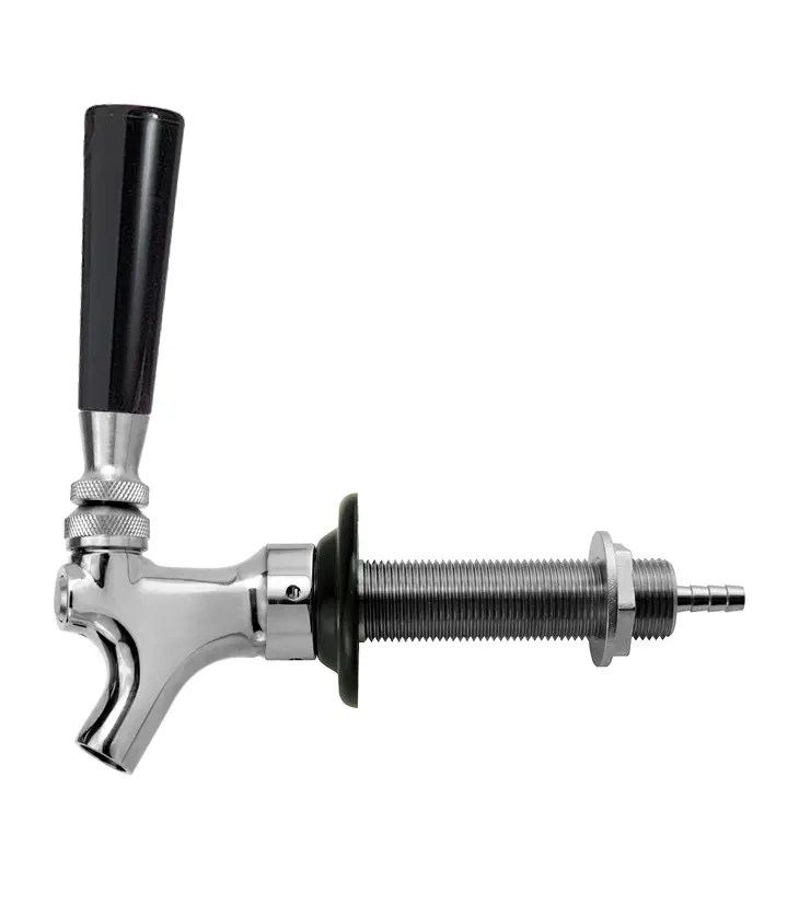 Stainless Beer Faucet Shank Combo