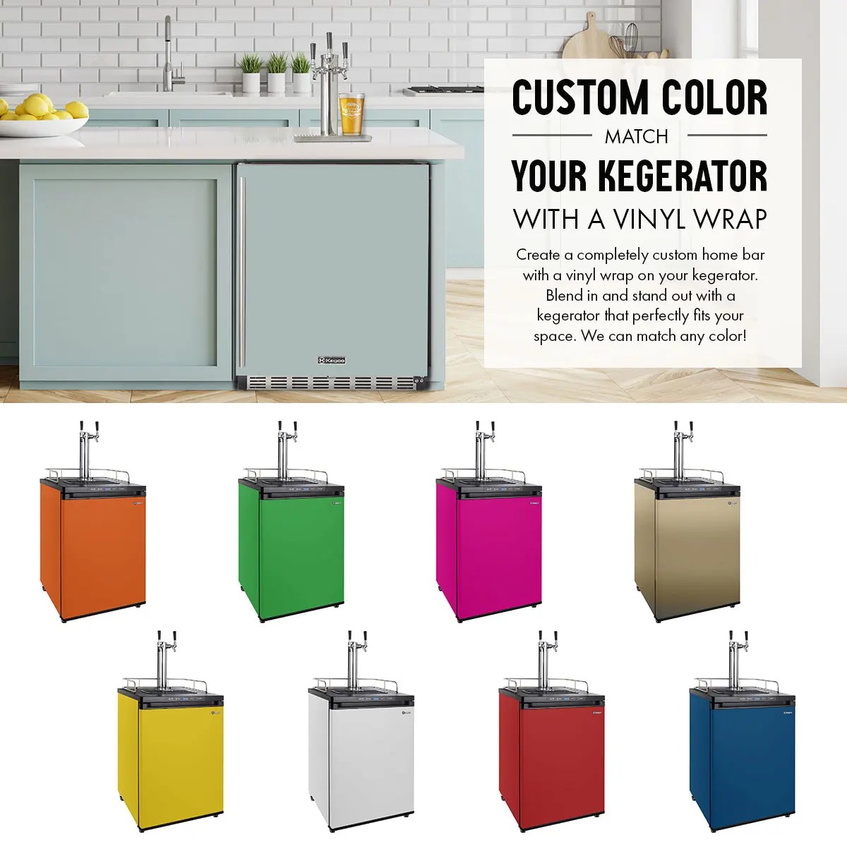 Kegco VSK15SSRNNK 15" Built In Undercounter Beer Dispenser Kegerator