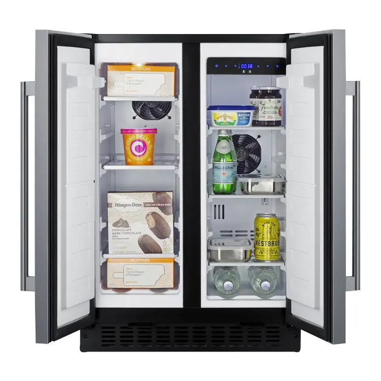 Summit FFRF24SS 24" Wide BuiltIn RefrigeratorFreezer