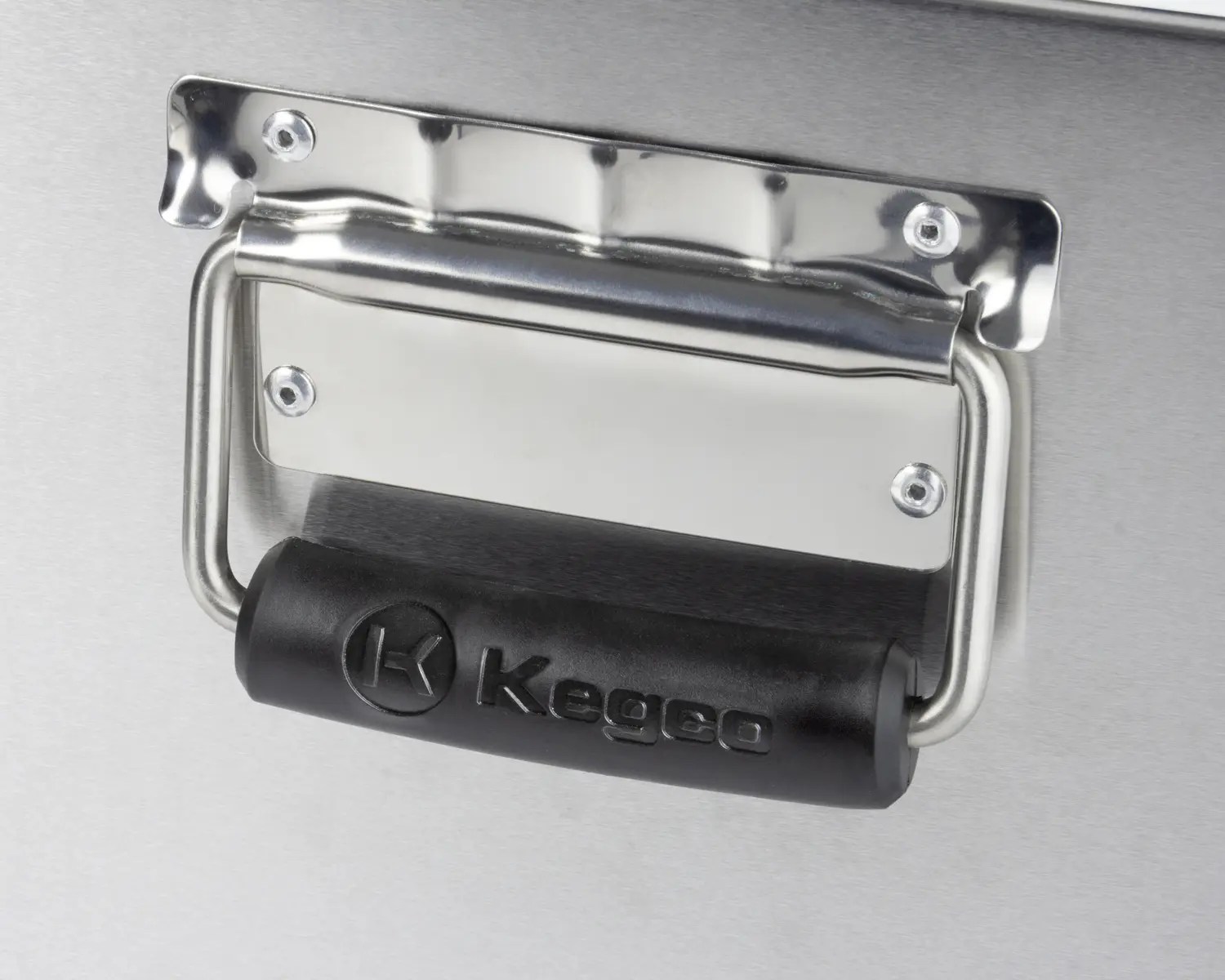 Kegco Dual Faucet Stainless Steel Jockey Box 50 Liter, Two 3/8" O.D