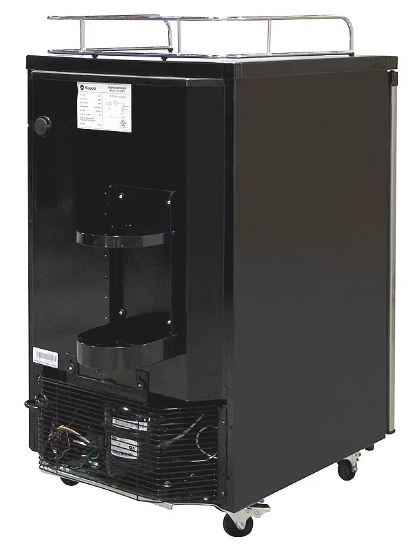 Kegco K199SS01 Kegerator Only with Black and Stainless