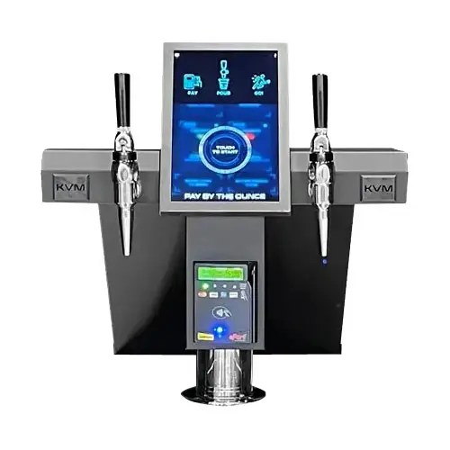 Two Faucet Topper for Kegerator Vending Machine