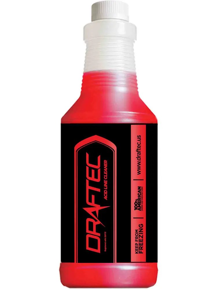 Draftec Advanced Acid Line Cleaner Red Tracer 32 oz