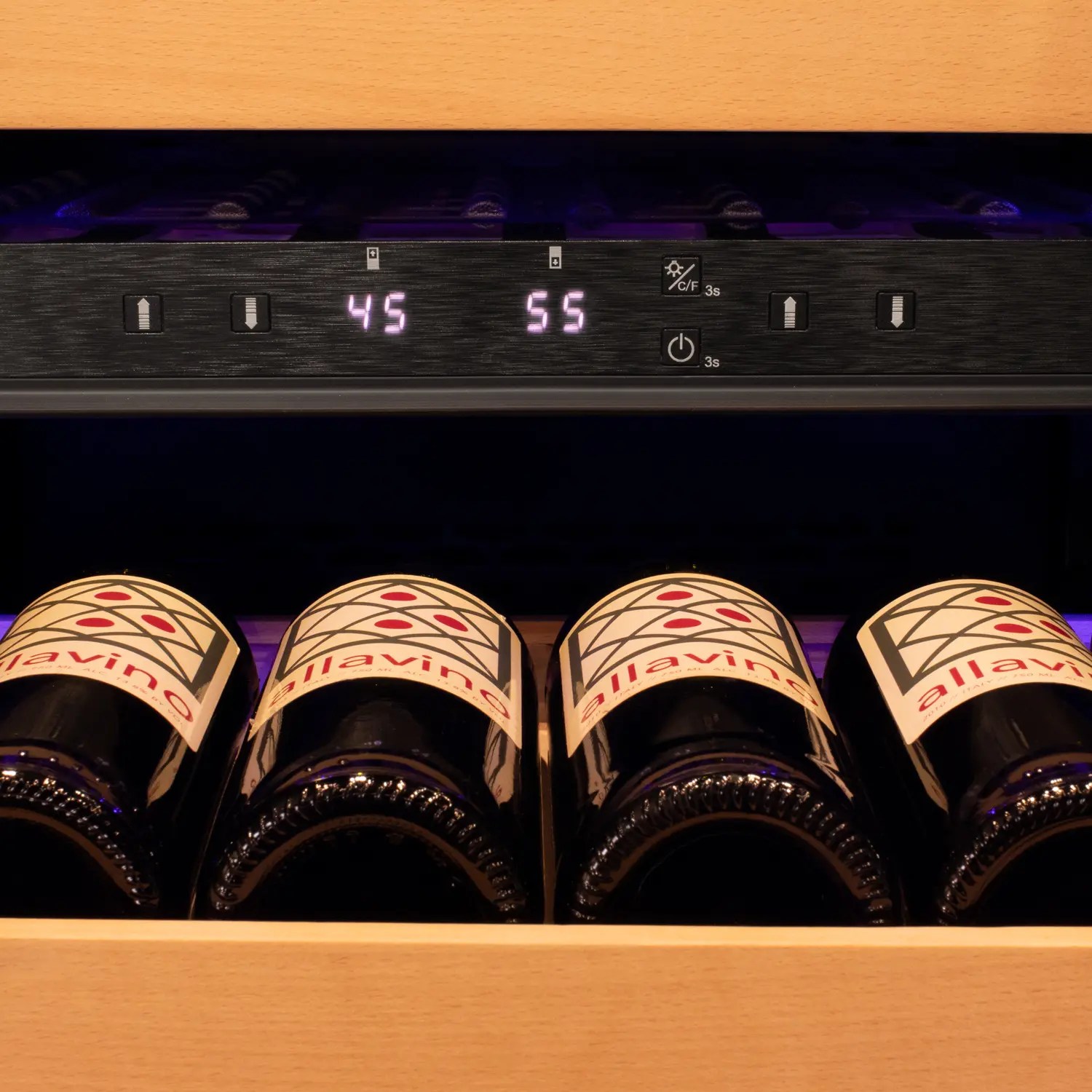 Allavino VCWR101PRD2R 101 Bottle Dual Zone Panel Ready Wine