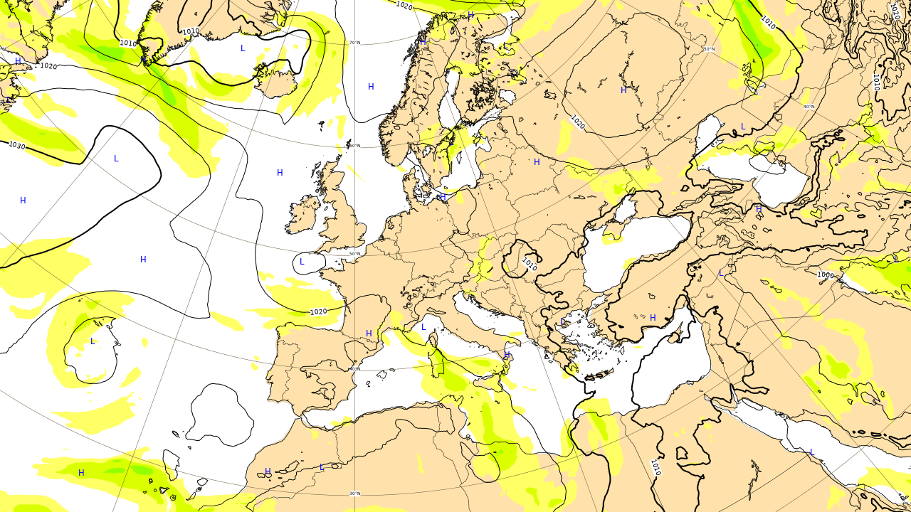 Sea Level Pressure Chart