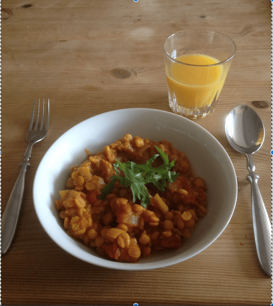 Slow Cooker Yellow Split Pea Dhal