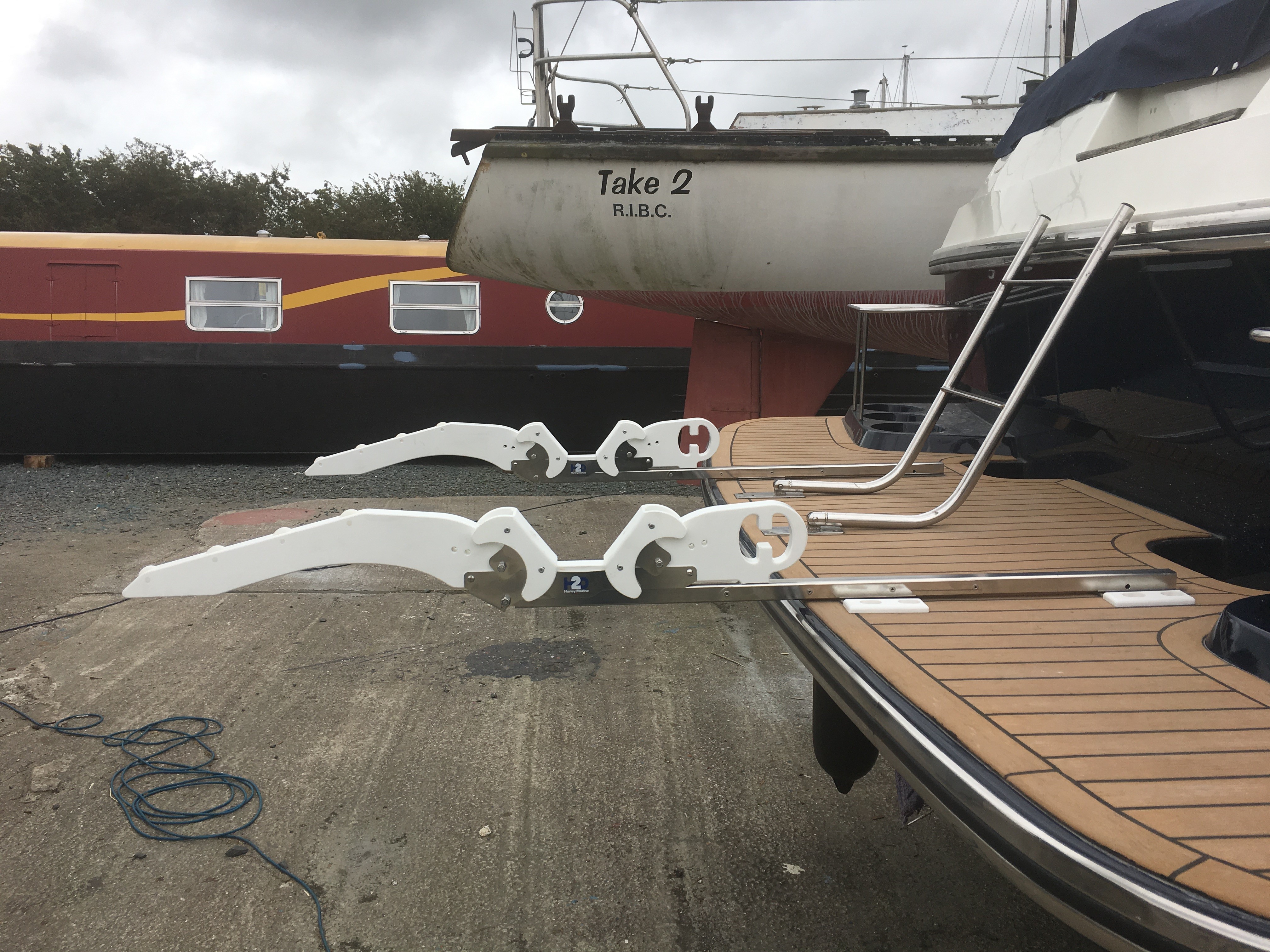 Hurley Marine H2O Boat Davits