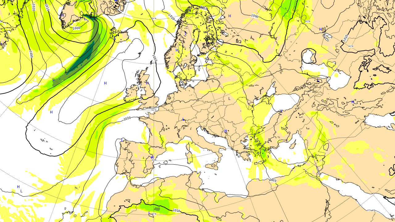 Sea Level Pressure Chart