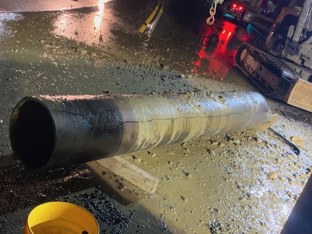 New Year's Day Seymour Water Main Break Was One Of Three Recent Breaks