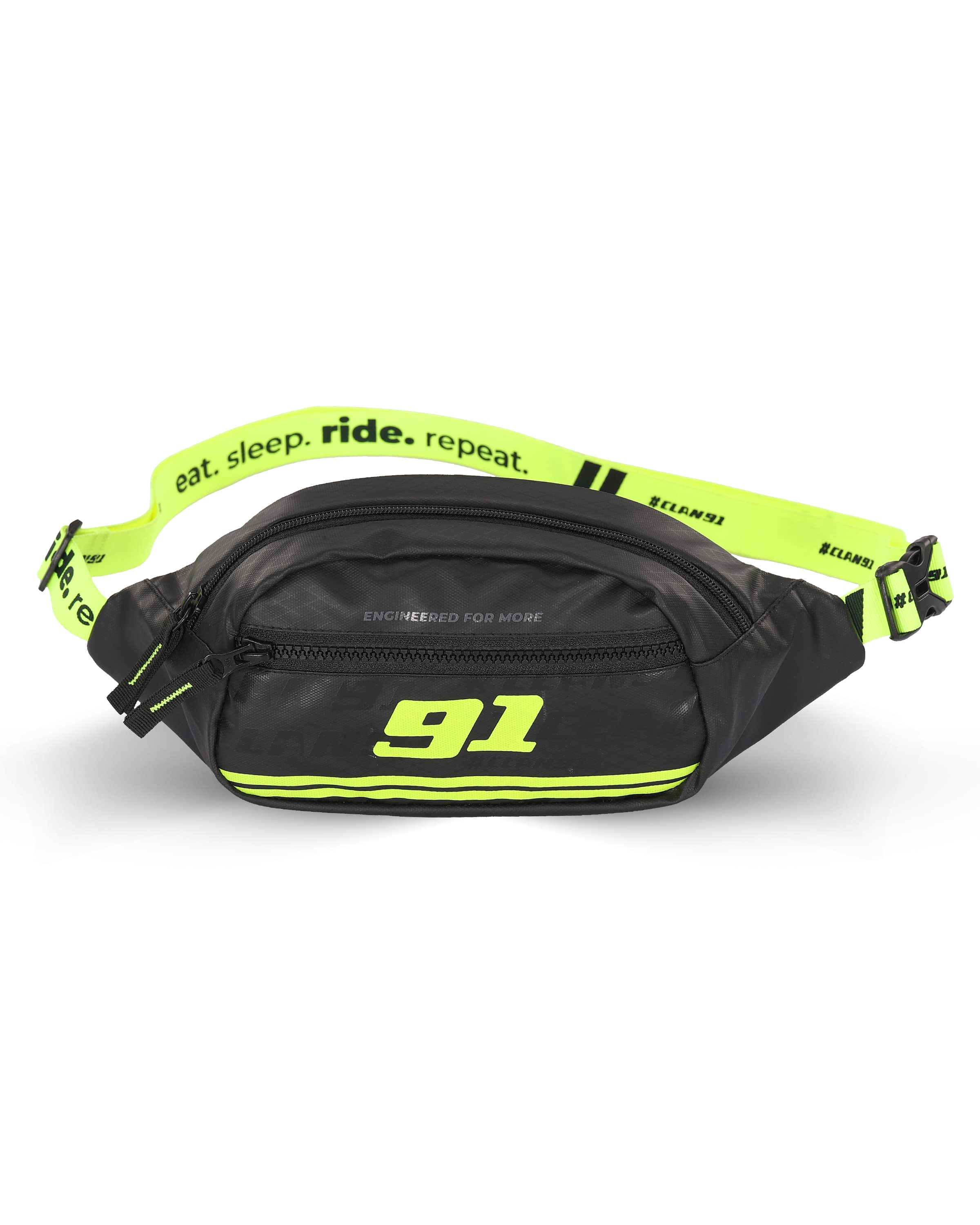 Buy 91Urbanite 3L Black Green Cross Body Bag Backpack Online One