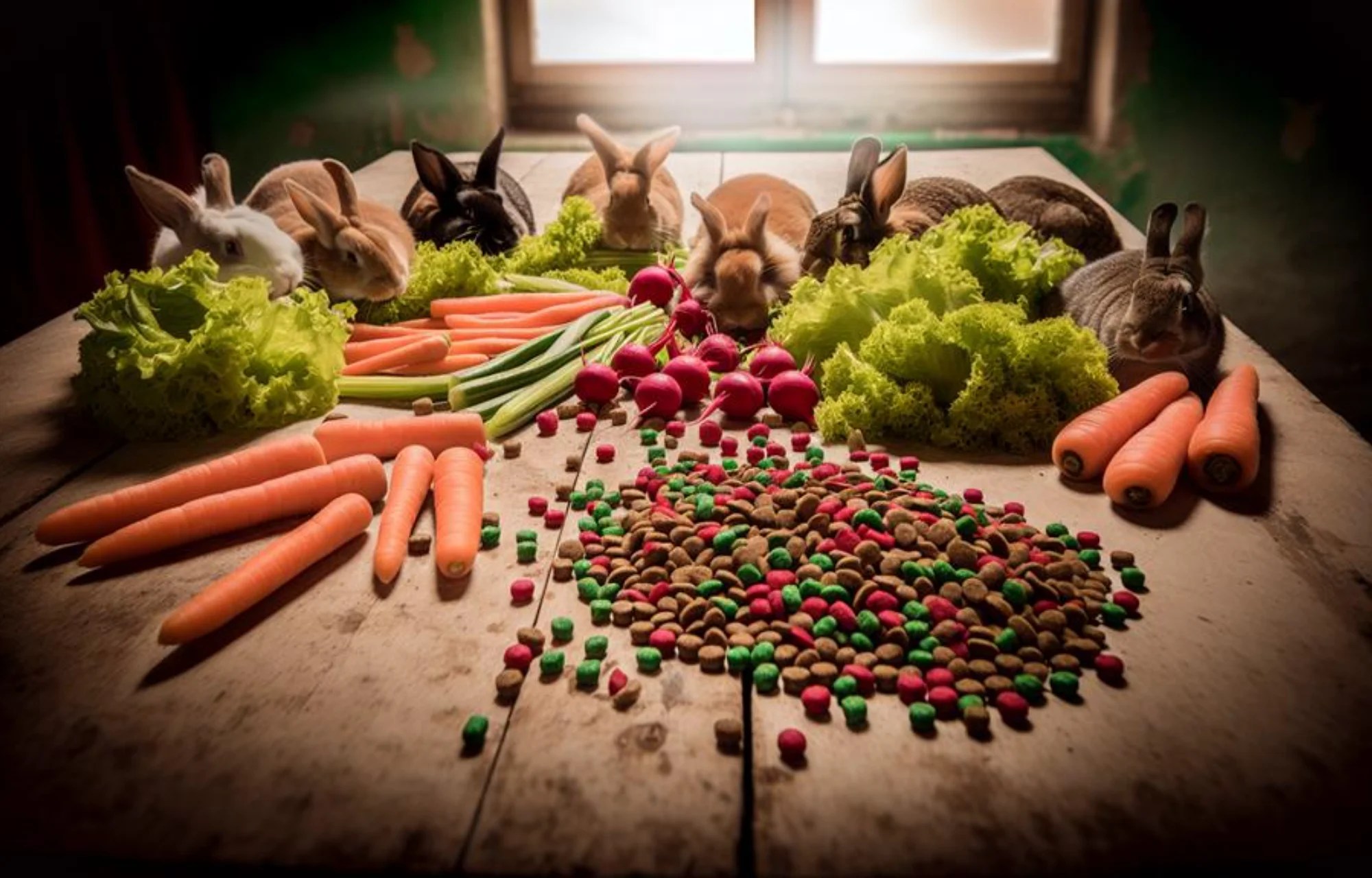 Rabbit food Nutritional feed for healthy rabbits London Daily News