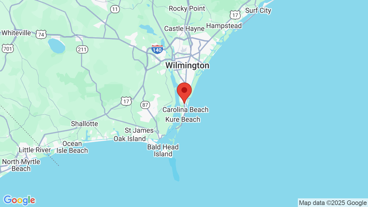 Carolina Beach State Park Map