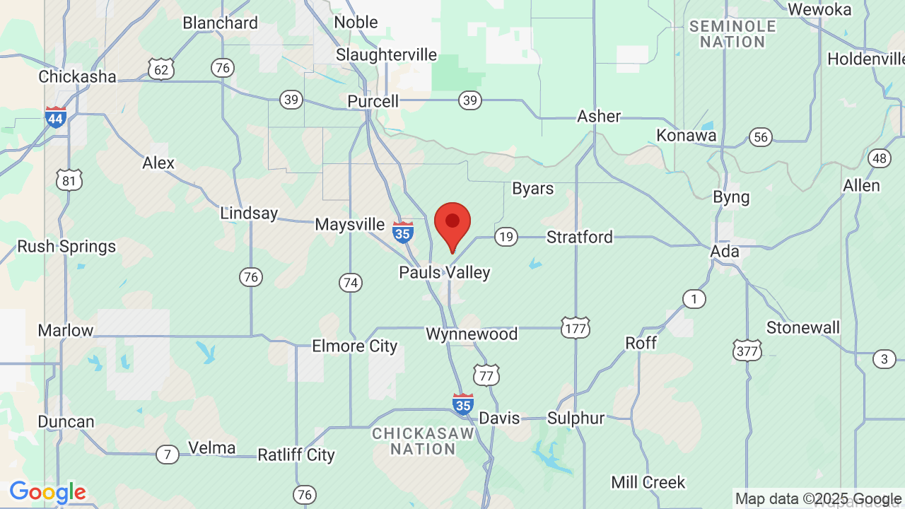 Pauls Valley City Lake Campsite Photos