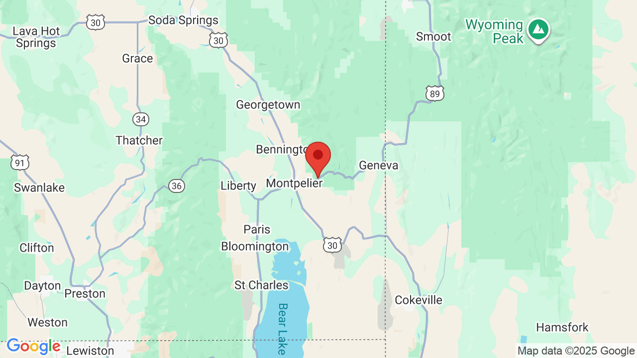 Montpelier Canyon Campsite Photos