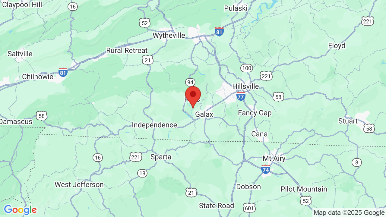 New River State Park Map