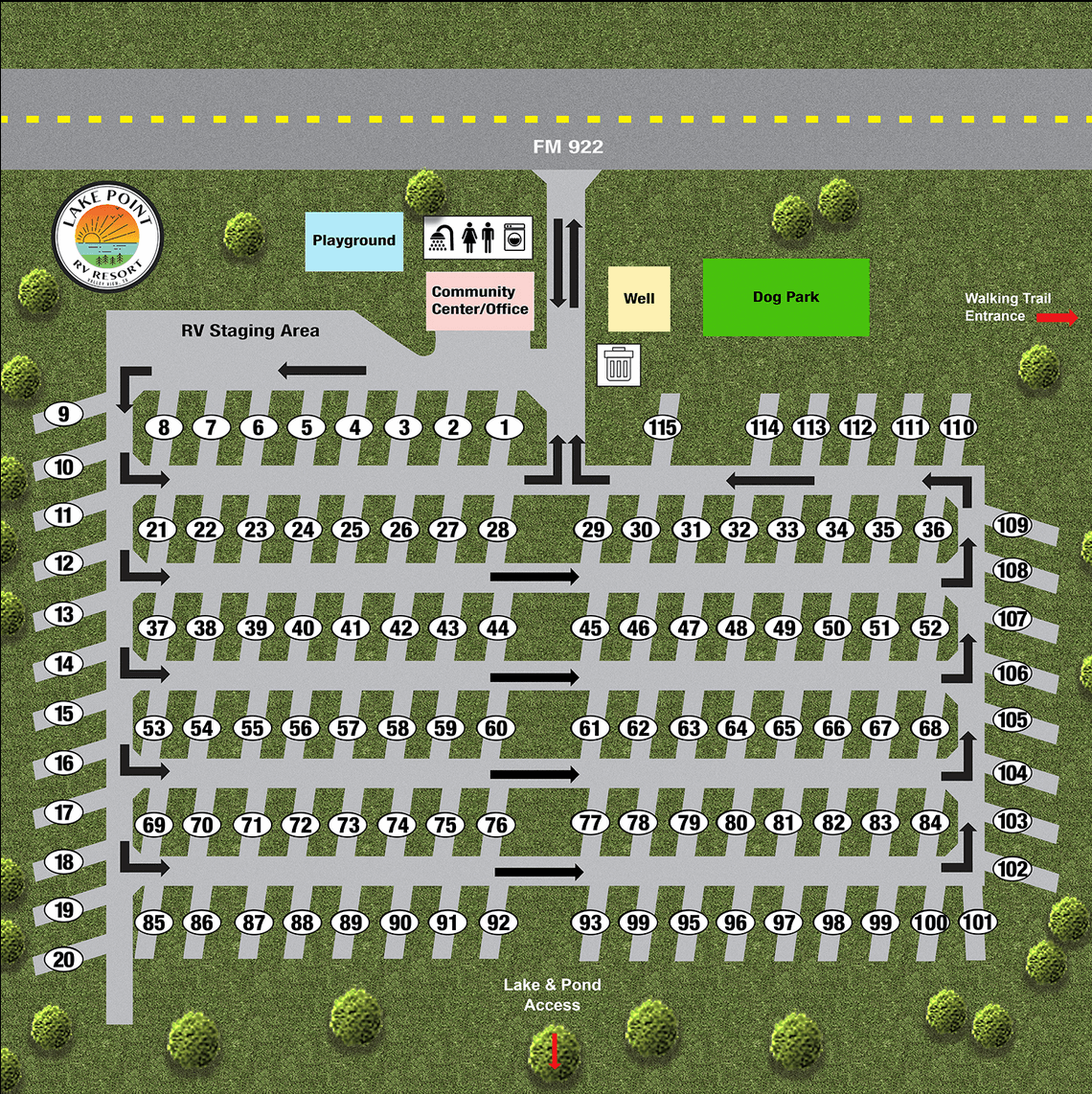 Lake Point RV Resort Photos, Reservations & Info