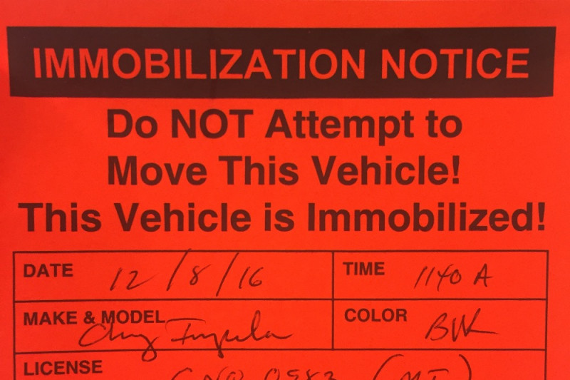 Fundraiser by Taylor Marchin Help Pay My "Immobilization Notice"