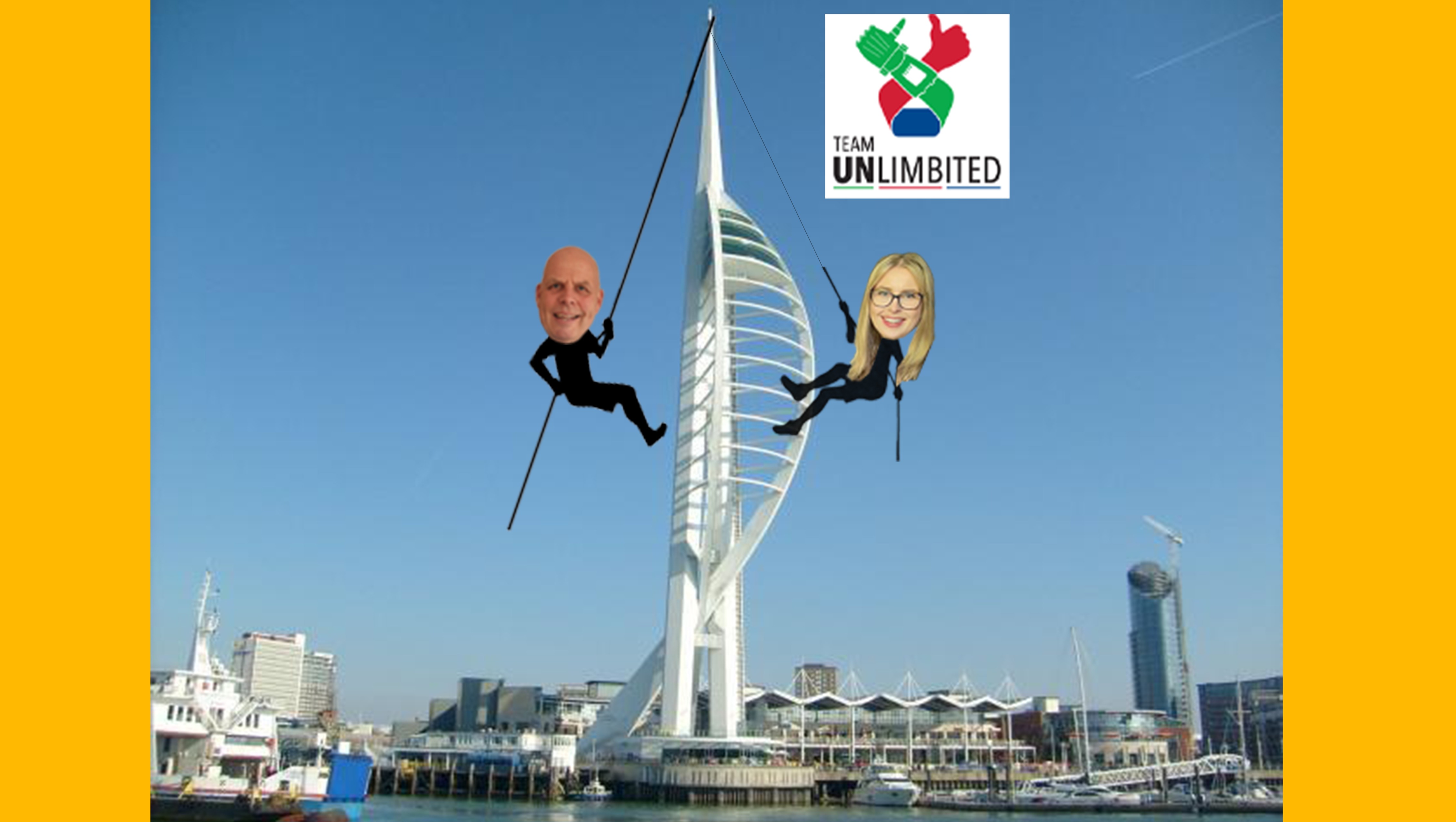 Fundraiser by Shana Froggatt Shana and Mike vs. Spinnaker Tower for