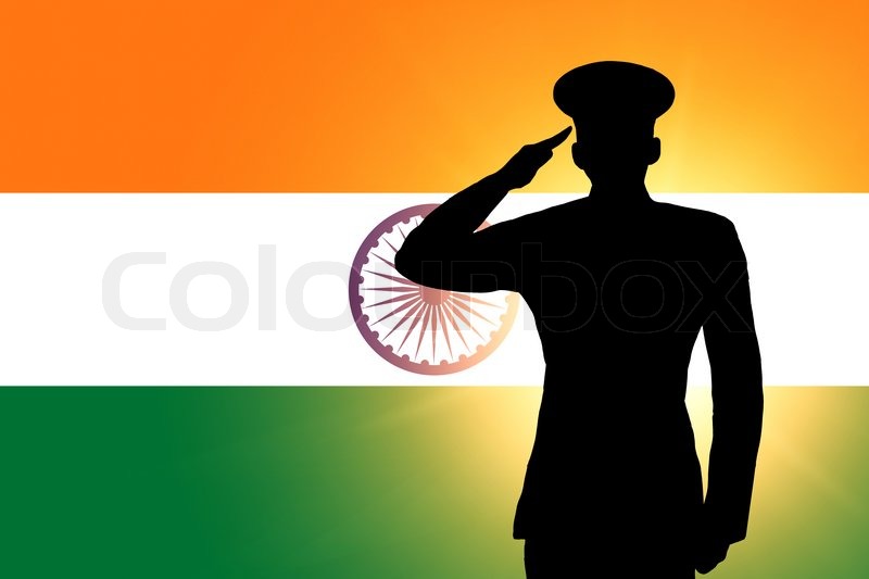 The Indian flag Stock Photo Colourbox