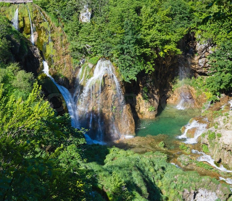 Nationalpark Plitvicer Seen Kroatien Stock Bild Colourbox