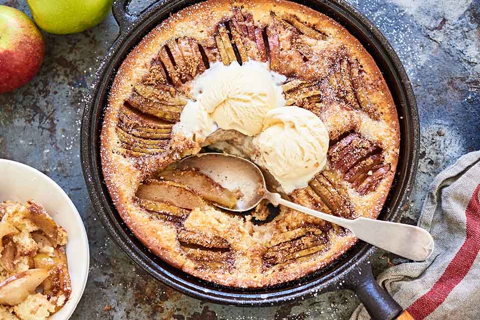 Apple Skillet Cake Recipe King Arthur Flour