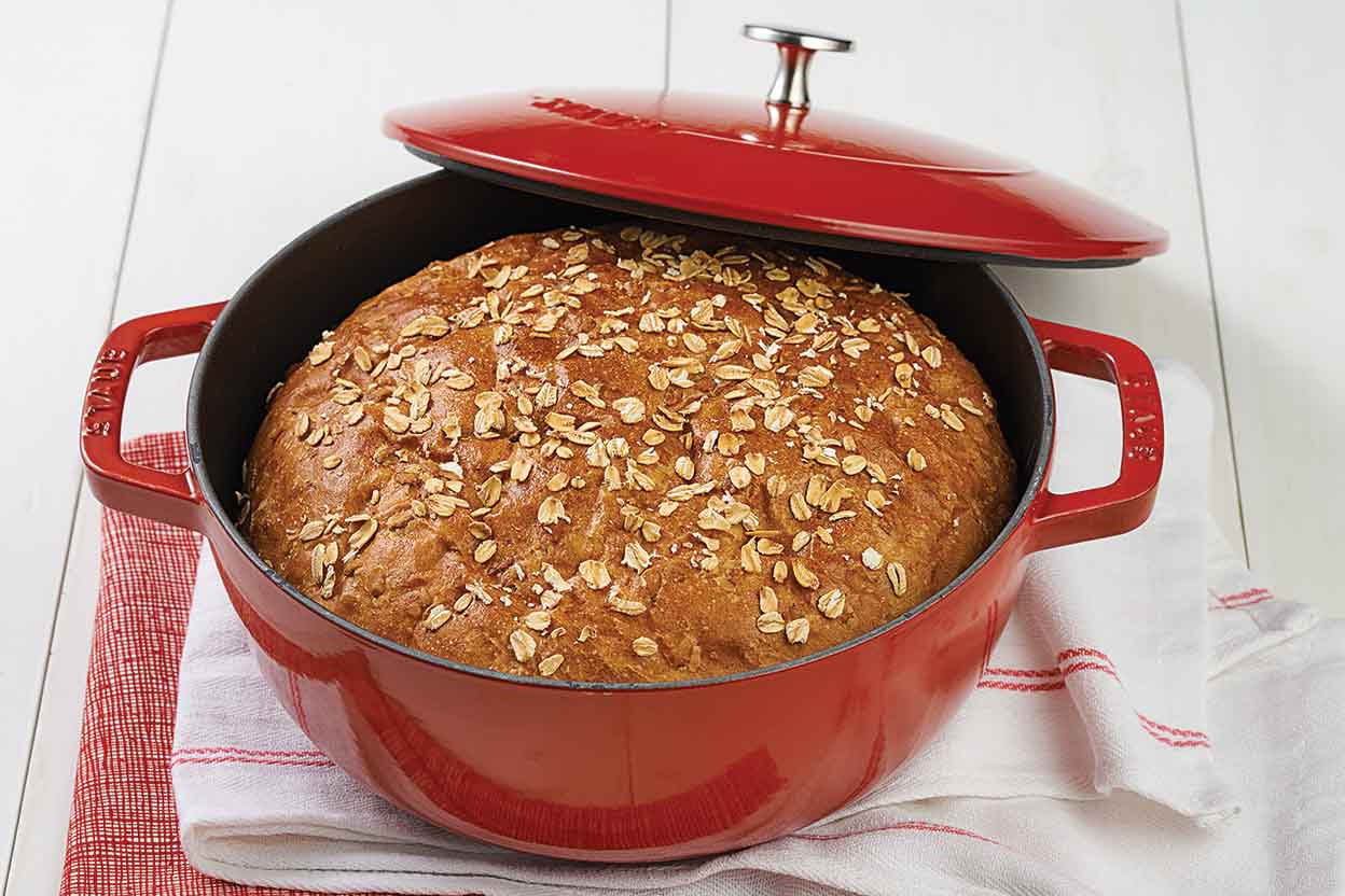 NoKnead Oat Bread Recipe King Arthur Flour