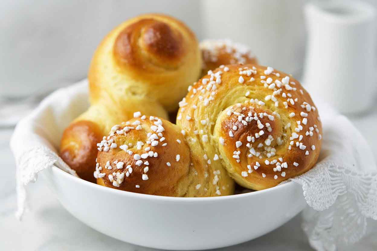 St. Lucia Buns Recipe King Arthur Flour