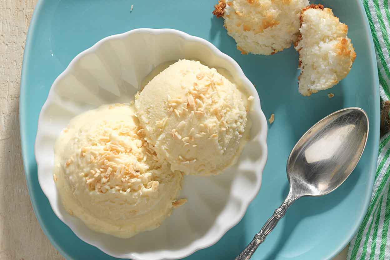 PineappleCoconut Gelato Recipe King Arthur Flour