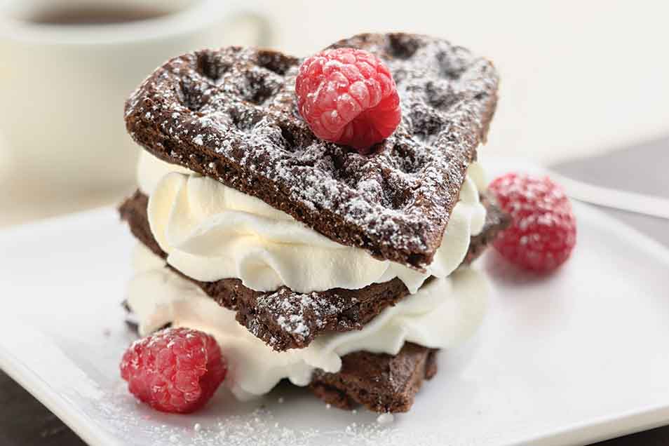 Chocolate Belgian Waffles Recipe King Arthur Flour