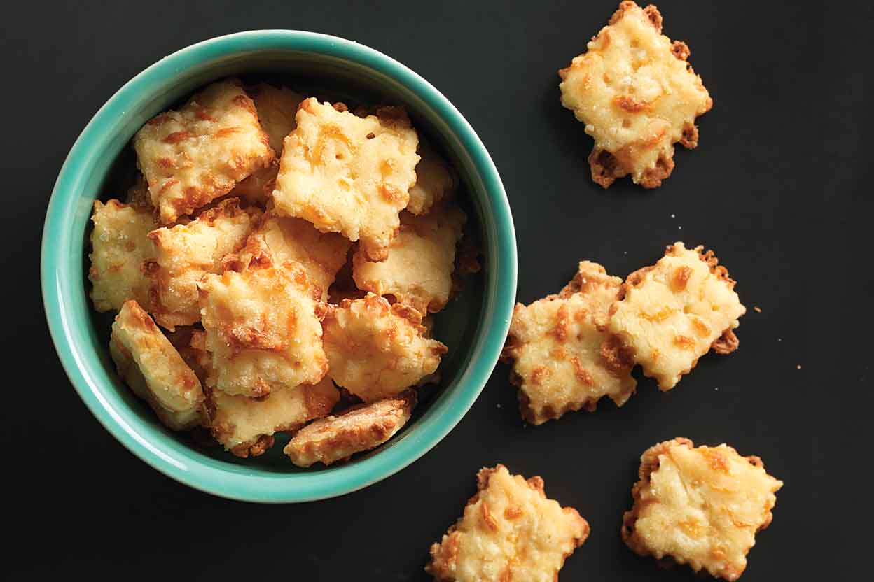 GlutenFree Cheese Crackers Recipe King Arthur Flour