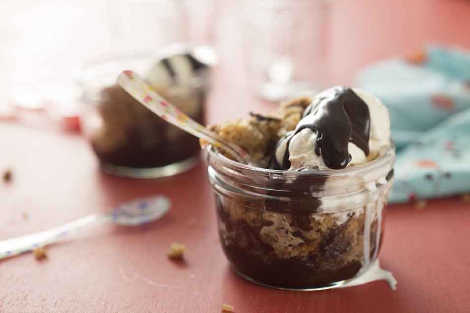 Slow Cooker Peanut Butter Fudge Cake Recipe King Arthur Flour