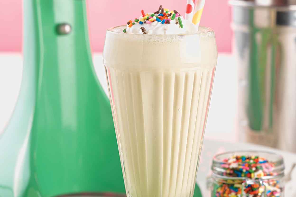 Vanilla Malted Milkshake Recipe King Arthur Flour