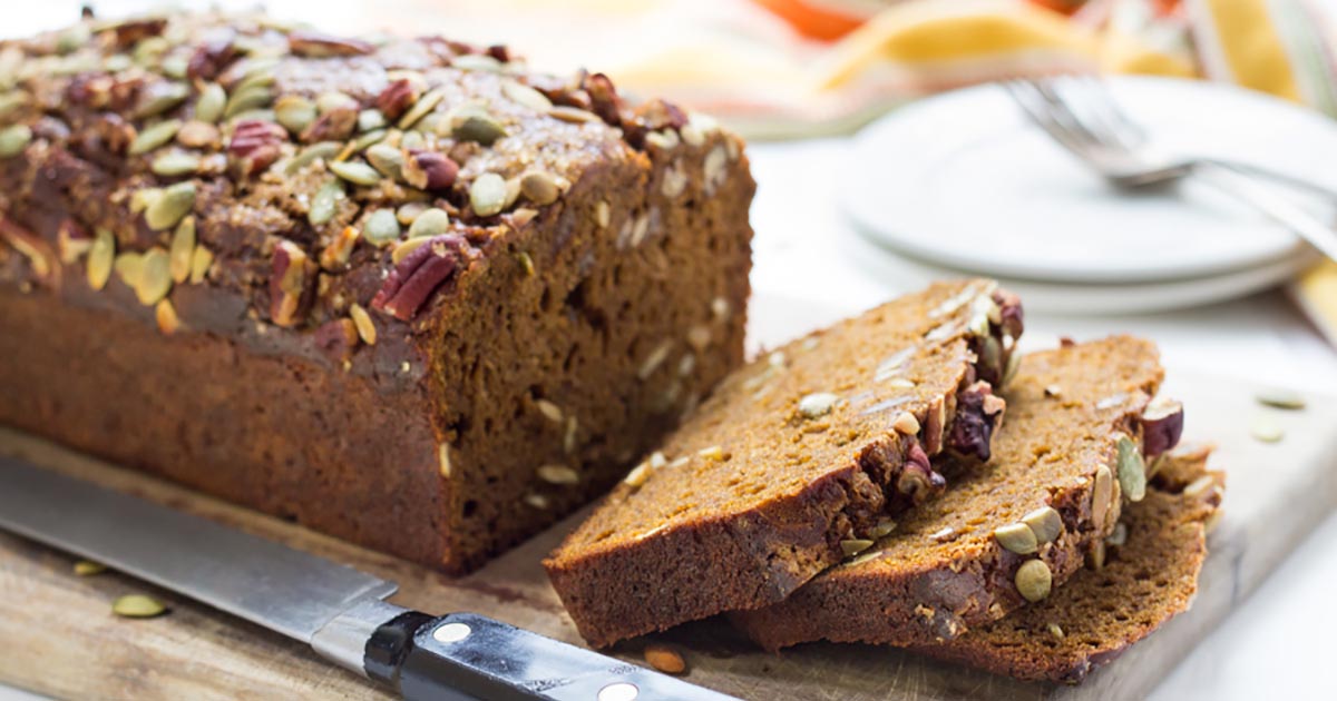 GlutenFree Pumpkin Bread Recipe King Arthur Flour