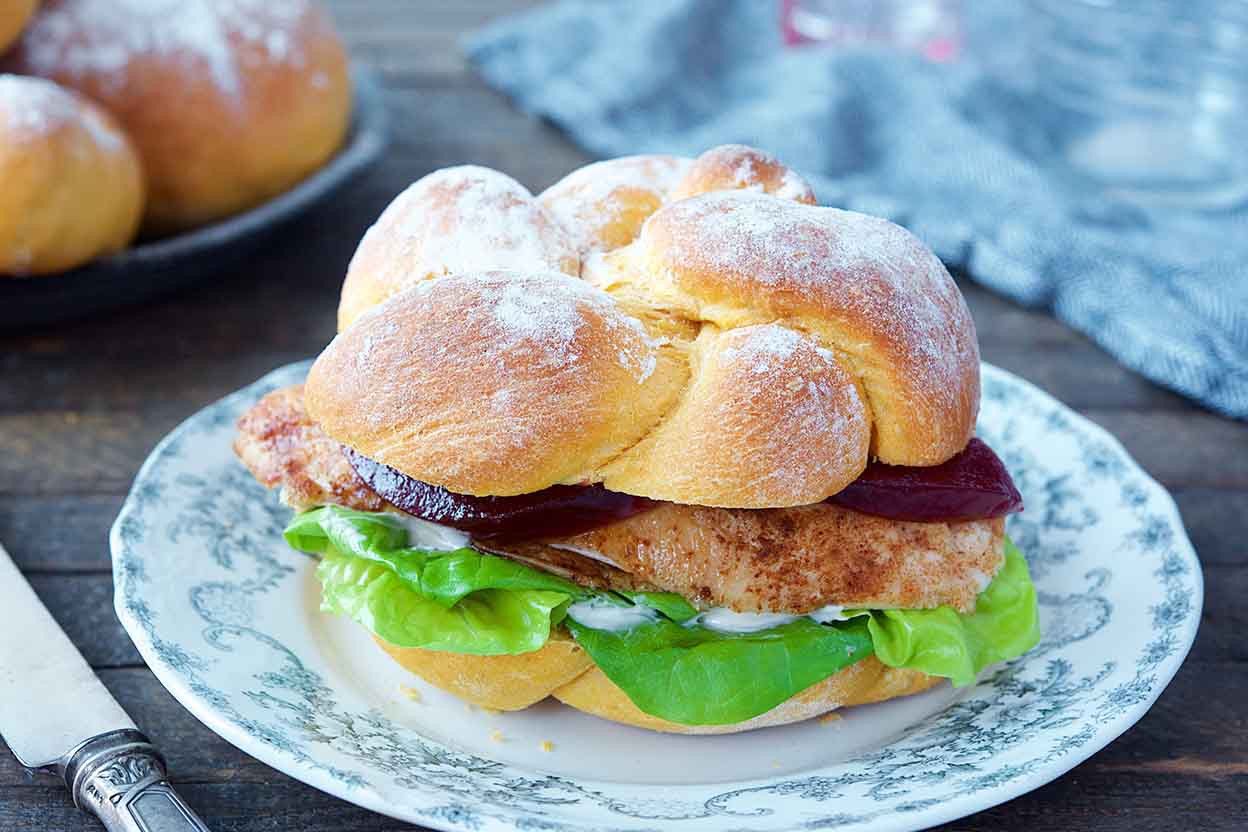 Sweet Potato Sandwich Rolls Recipe King Arthur Flour