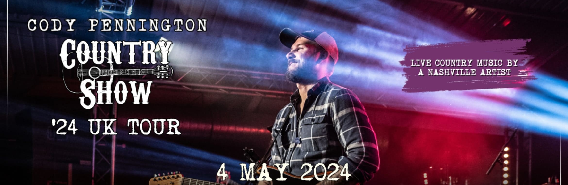 Cody Pennington Country Show tickets Tramshed Ticketek UK