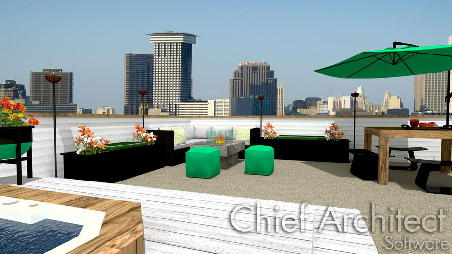 Creating a Flat Parapet Roof