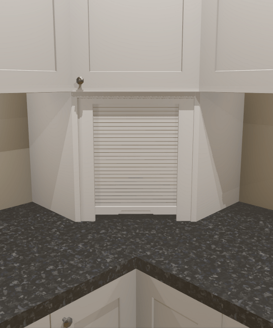 Creating an Appliance Garage with a Tambour Door