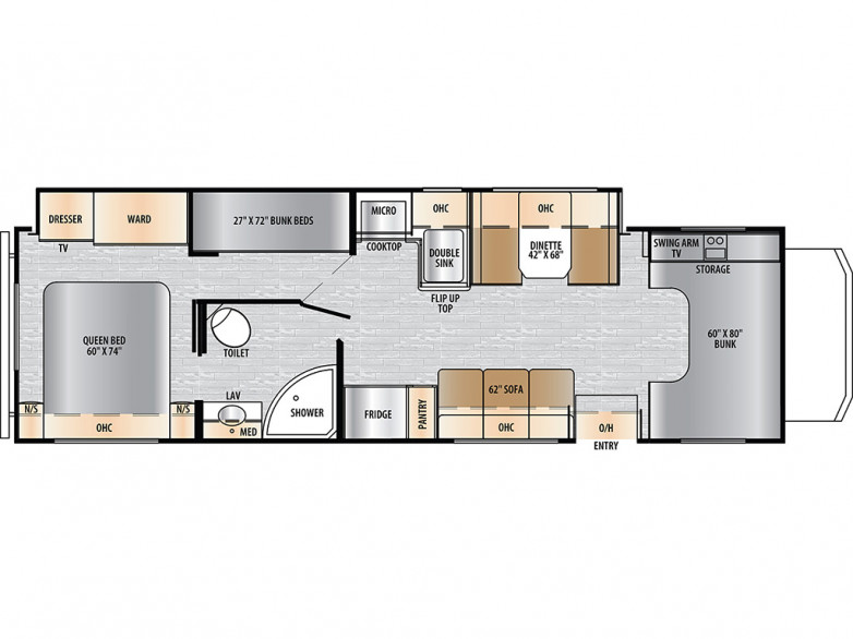 2025 Entrada 3100FB Class C Motorhome by East to West On Sale (RVN25516)