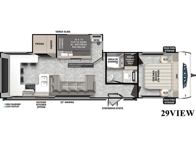 2025 Salem 29VIEWX Travel Trailer by Forest River On Sale (RVN30526)