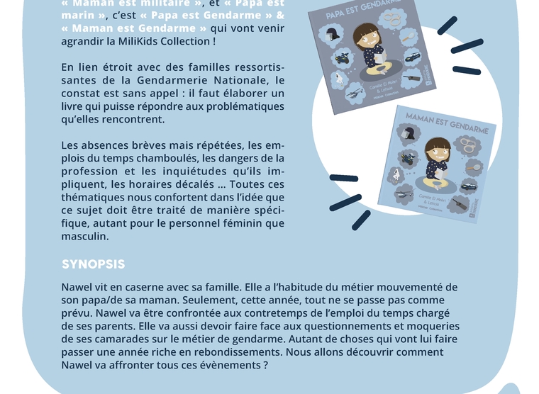 Papa est gendarme 👮‍♂️ & Maman est gendarme 👮‍♀️ Ulule