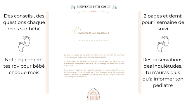 Journal de suivi pour bébé Ulule